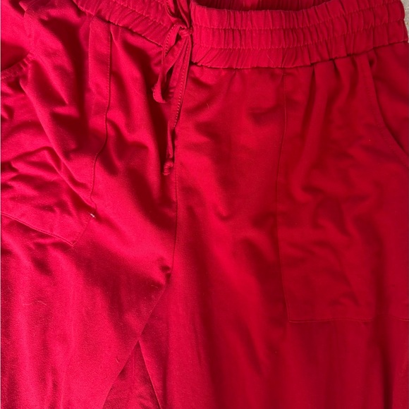 Red High-Rise Jogger Pants - Women - Picture 3 of 4